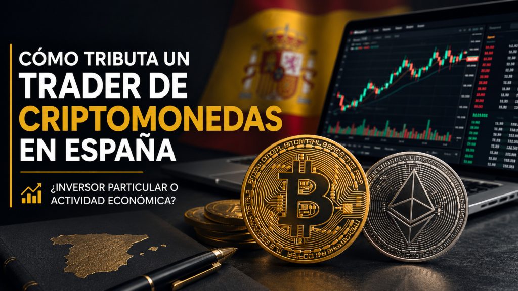 Cómo tributa un trader de criptomonedas en España: ¿Inversor particular o actividad económica?